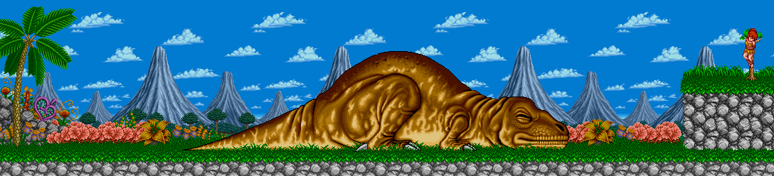 Caveman Ninja Stage 1
