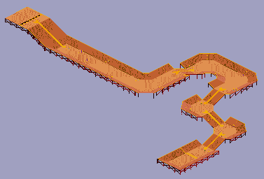 Thumbnail for a map of Slalom Park Classes 4 & 5 for the Arcade game 720.