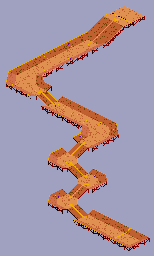 Thumbnail for a map of Slalom Park Classes 6 & 7 for the Arcade game 720.