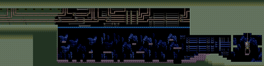 Thumbnail for a map of Stage 4 for the Arcade game Act-Fancer: Cybernetick Hyper Weapon.
