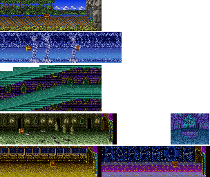 Thumbnail for a map of Round 7 for the Arcade game Arabian Magic.