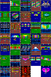Thumbnail for a map of Rounds for the Arcade game Arkanoid.