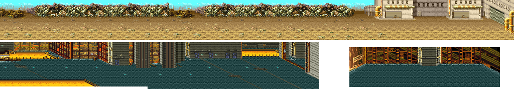 Thumbnail for a map of Mission 3: Chase for the Arcade game Armored Warriors.