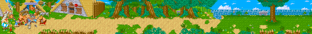 Thumbnail for a map of Act 1: Gaul for the Arcade game Asterix.
