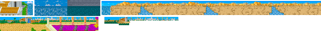 Thumbnail for a map of Act 6: The Magic Carpet for the Arcade game Asterix.