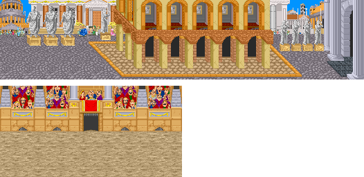 Thumbnail for a map of Act 7: Asterix Vs. Cesar for the Arcade game Asterix.