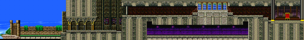 Thumbnail for a map of Stage 5: In The Castle for the Arcade game The Astyanax.