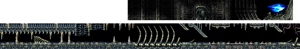 Thumbnail for a map of Stage 6 for the Arcade game The Astyanax.