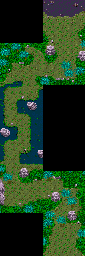 Thumbnail for a map of Stage 5: The Forest Of Treachery for the Arcade game Avengers.