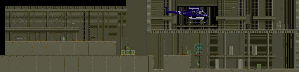 Thumbnail for a map of Stage 7 for the Arcade game Bad Dudes Vs Dragonninja.