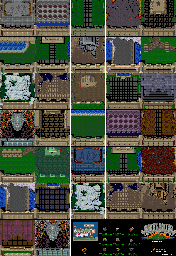 Thumbnail for a map of Stages for the Arcade game Battlantis.