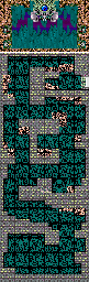 Thumbnail for a map of Stage 1 Part 2 for the Arcade game Battle Chopper.