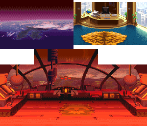 Thumbnail for a map of Stage 1 for the Arcade game Battle Circuit.