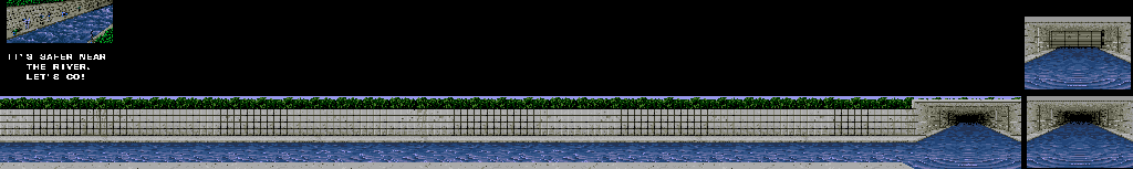 Thumbnail for a map of Section 4: Along The River for the Arcade game Beast Busters.