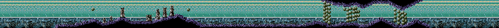 Thumbnail for a map of Round 1 for the Arcade game Bio-Ship Paladin.