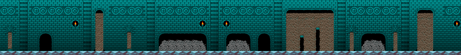 Thumbnail for a map of Stage 4 for the Arcade game Black Heart.