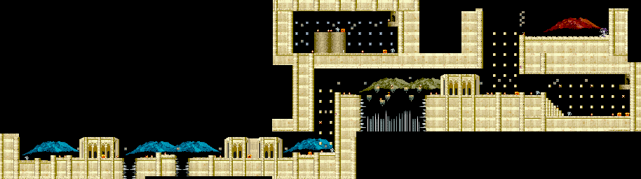 Thumbnail for a map of Round 5 for the Arcade game Black Tiger.