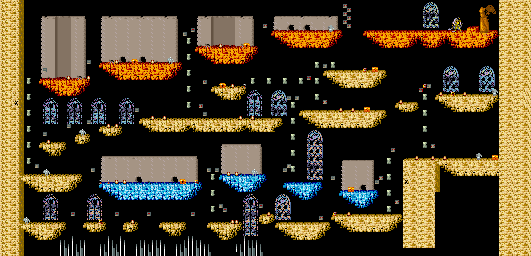 Thumbnail for a map of Round 7 for the Arcade game Black Tiger.