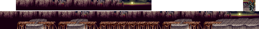 Thumbnail for a map of Stage 2: Escape From The Valley Of Death for the Arcade game Blade Master.