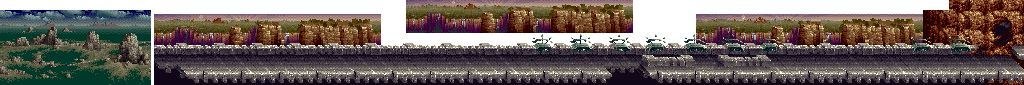 Thumbnail for a map of Stage 3: Battle On Hell Hill for the Arcade game Blade Master.