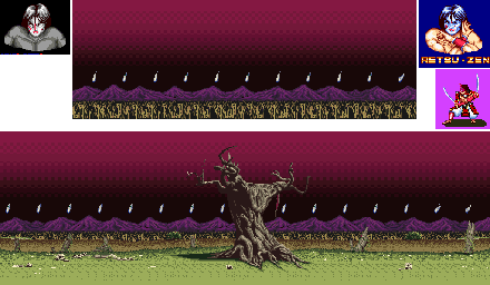 Thumbnail for a map of Retsu-Zen for the Arcade game Blandia.