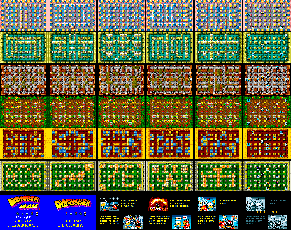 Thumbnail for a map of Rounds for the Arcade game Bomberman.