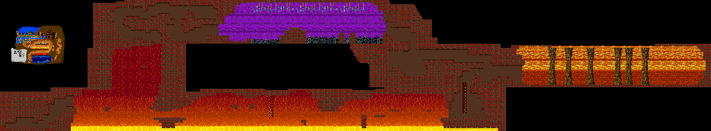 Thumbnail for a map of Round 3: Burning Inferno for the Arcade game Bonze Adventure.