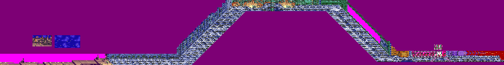 Thumbnail for a map of Stage 7: Toad Star for the Arcade game Bucky O'Hare.
