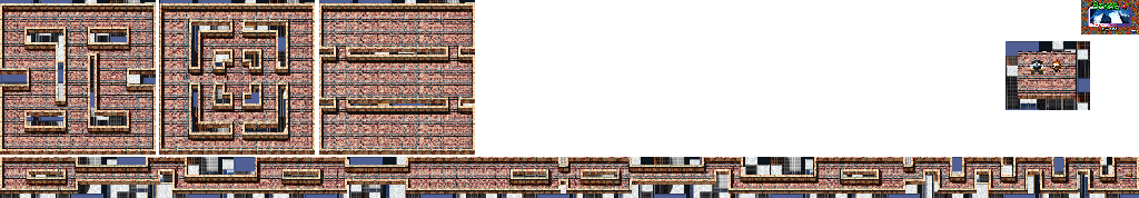 Thumbnail for a map of Stage 4: Big City for the Arcade game Burglar X.