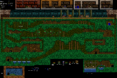 Thumbnail for a map of 3rd Area: The Grove Of The Gnomes, The Trackless Forest & The Maze Of Roots for the Arcade game Cadash.