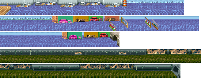 Thumbnail for a map of Stage 5: Sea Port for the Arcade game Captain Commando.
