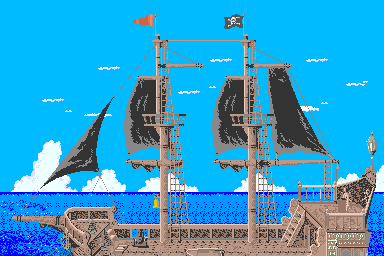 Thumbnail for a map of Scene 2 for the Arcade game Captain Silver.