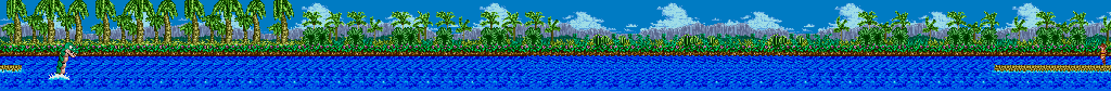 Thumbnail for a map of Stage 3B for the Arcade game Caveman Ninja.