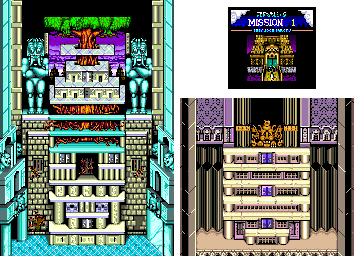 Thumbnail for a map of Mission 1 for the Arcade game China Gate.