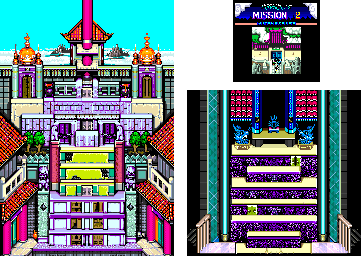 Thumbnail for a map of Mission 2 for the Arcade game China Gate.