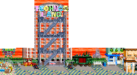 Thumbnail for a map of Act 2: The Demon Clowns for the Arcade game The Combatribes.