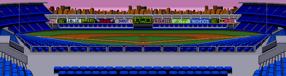 Thumbnail for a map of Act 4: Stadium Barbarians for the Arcade game The Combatribes.