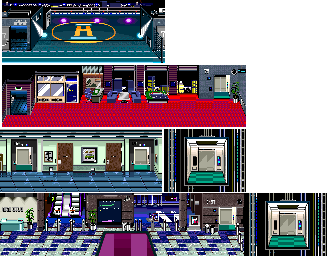 Thumbnail for a map of Act 5: The Slaughter Troops for the Arcade game The Combatribes.