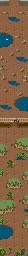 Thumbnail for a map of Mission 2 Area 1 for the Arcade game Commando.