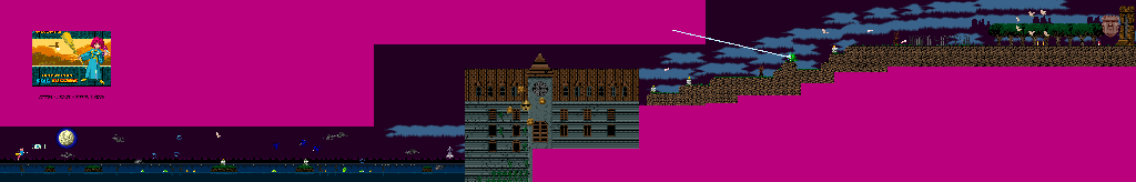 Thumbnail for a map of Stage 1 for the Arcade game Cotton.