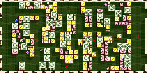 Thumbnail for a map of Scene 3 Act 2 for the Arcade game Crack Down.