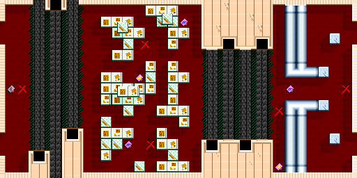 Thumbnail for a map of Scene 3 Act 3 for the Arcade game Crack Down.