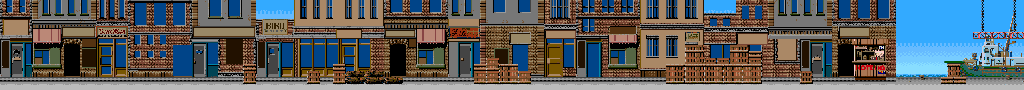 Thumbnail for a map of Round 1: Prison Breaking for the Arcade game Crime City.