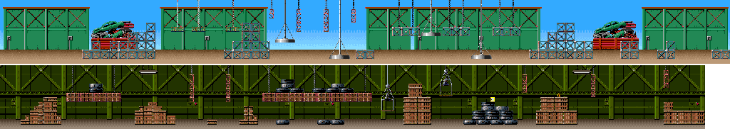Thumbnail for a map of Round 3: Smuggling for the Arcade game Crime City.