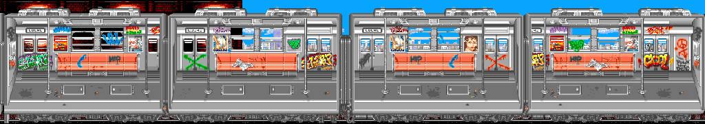 Thumbnail for a map of Stage 2 for the Arcade game Crime Fighters.