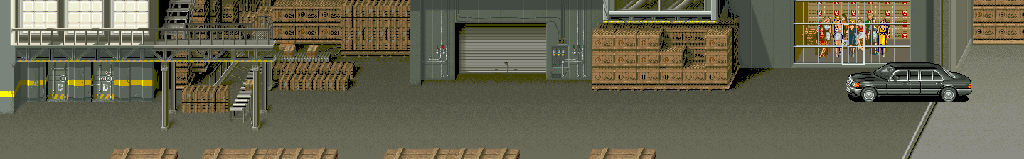 Thumbnail for a map of Stage 8 for the Arcade game Crime Fighters.
