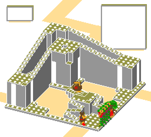 Thumbnail for a map of Level 3 Area 1 for the Arcade game Crystal Castles.