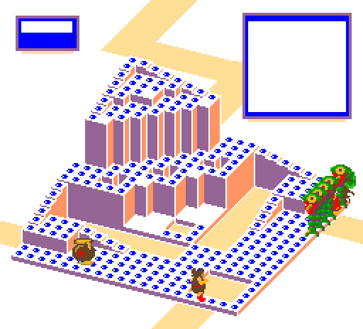 Thumbnail for a map of Level 3 Area 2 for the Arcade game Crystal Castles.
