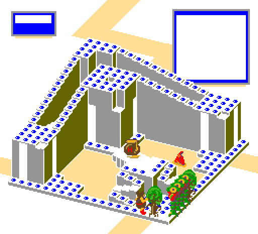 Thumbnail for a map of Level 4 Area 3 for the Arcade game Crystal Castles.