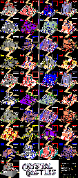Thumbnail for a map of Levels for the Arcade game Crystal Castles.